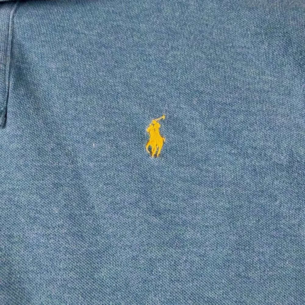 Polo Ralph Lauren Mens XXL Classic Fit Polo Shirt Turquoise Blue Yellow